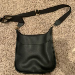 Fox’s large black crossbody bag